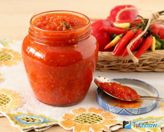 Маринованный хрен с болгарским перцем на зиму