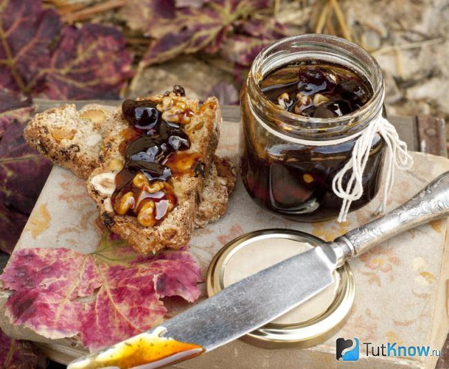 Варенье из винограда с орехами на зиму