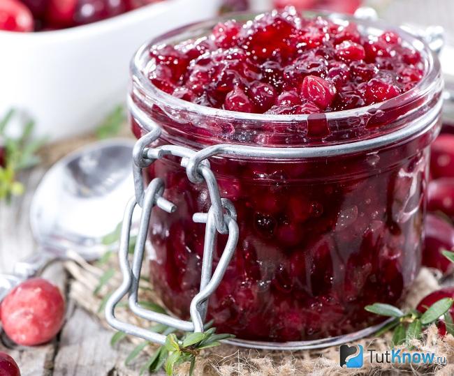 Варенье из клюквы без варки на зиму
