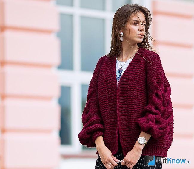 Кардиган оверсайз