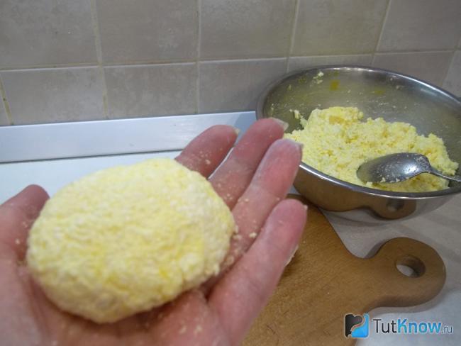 Сформирован сырник