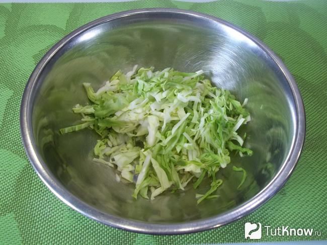 Капуста нашинкована