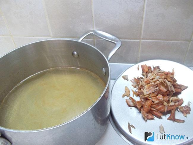 Мясо отделено от костей