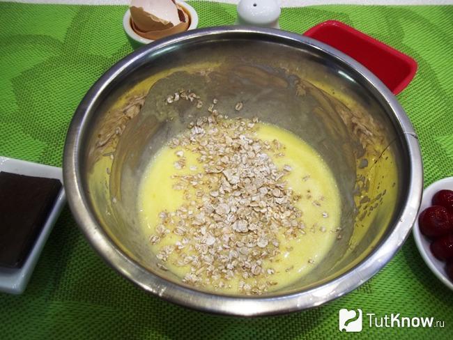 К продуктам добавлена овсянка