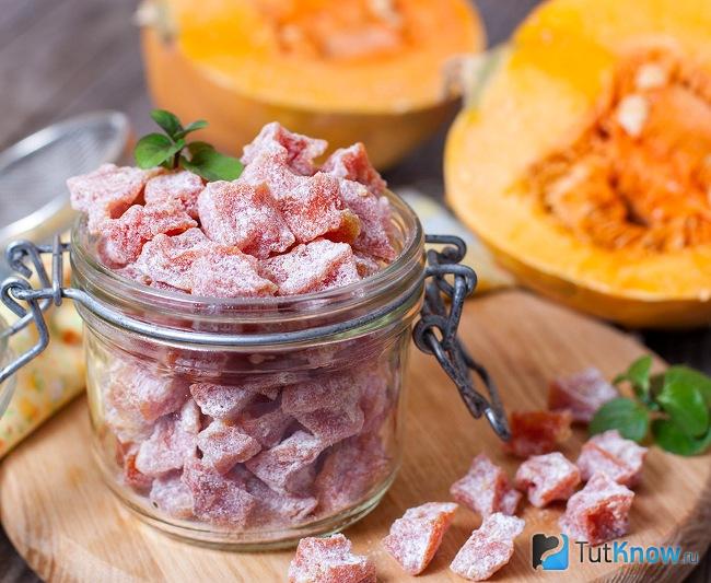 Цукаты из тыквы