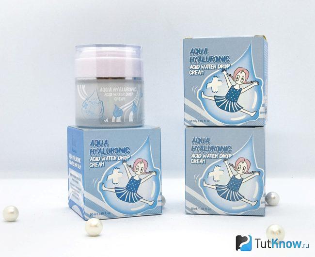 Корейский крем Elizavecca Aqua Hyaluronic Acid Water Drop Cream