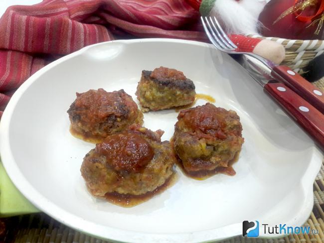 Готовые мясные тефтели с манкой