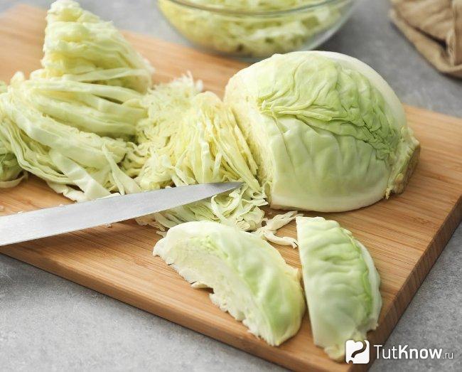Приготовление молодой капусты