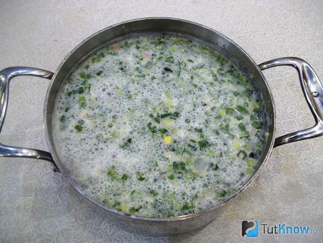 Продукты заправлены лимонной водой