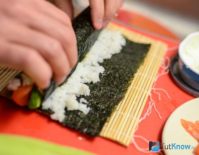 Приготовление роллов в домашних условиях