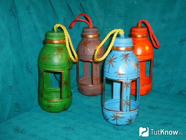 Влагоустойчивый китайский фонарик из пластика