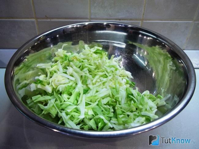Капуста нашинкована