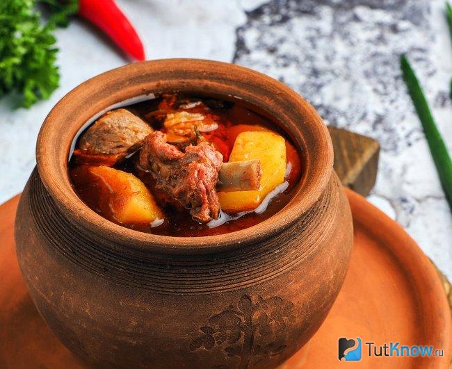 Чанахи в горшочке