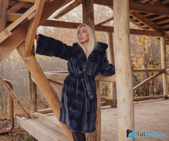 Эко-шуба халат