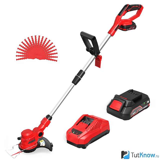 Аккумуляторный триммер METERK 20V