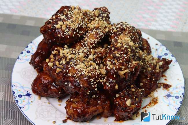 Bonchon Chicken - курица по-корейски в остро сладком соусе