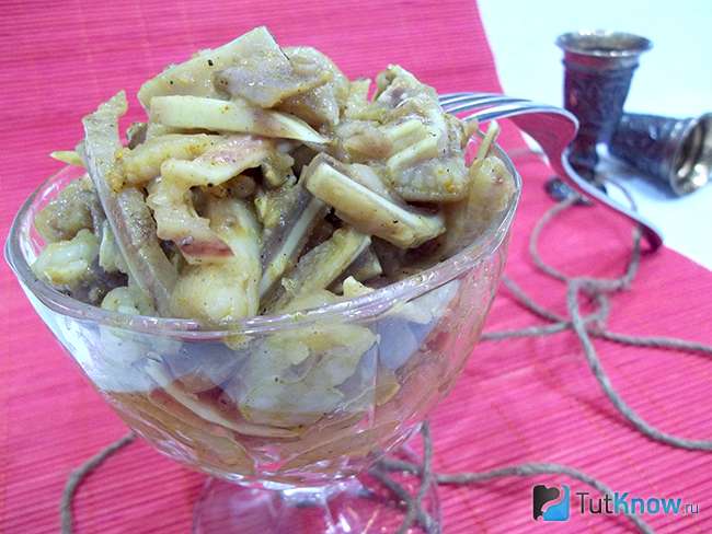 Маринованные свиные ушки по-корейски