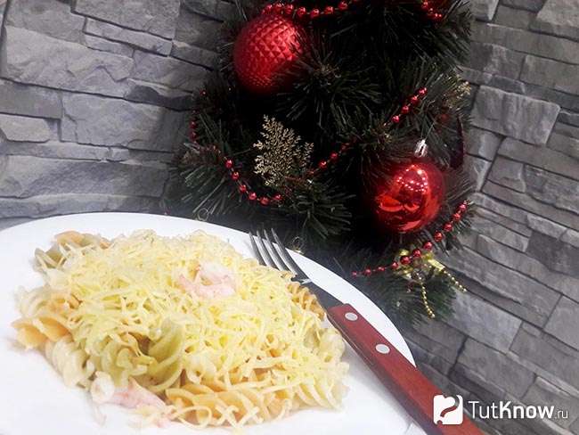 Паста с креветками