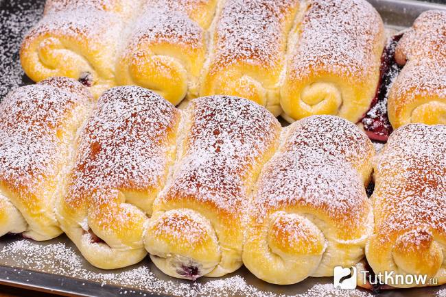 Булочки с джемом мягкие как пух