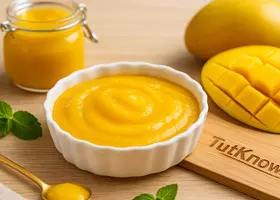Как сделать пюре из манго