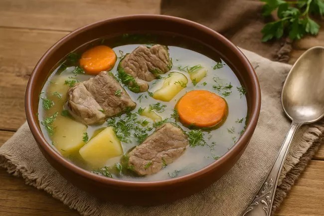 Рецепт супа бухлер с говядиной и картофелем