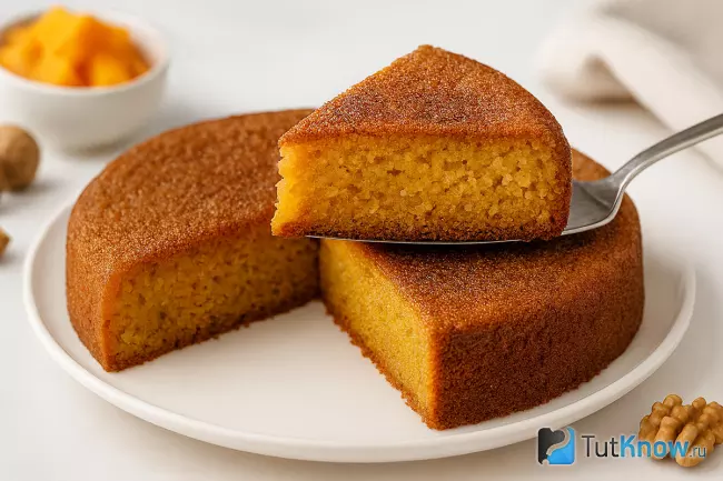 Пирог с тыквой и корицей по-гречески