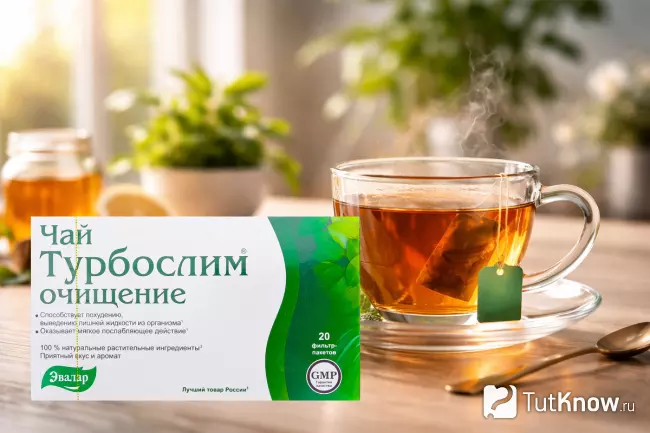 Турбослим чай очищение — фильтр-пакеты для похудения