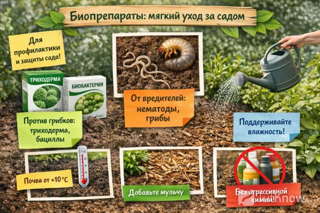 Биологические препараты для защиты почвы и растений