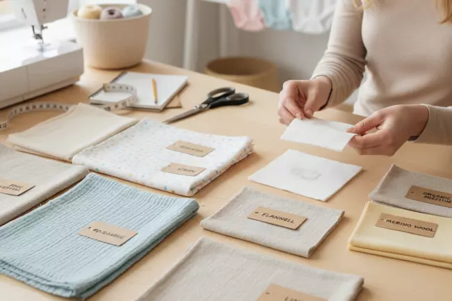 Безопасные ткани для детской одежды DIY