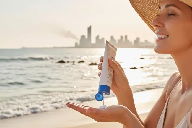Защита кожи от фотостарения SPF