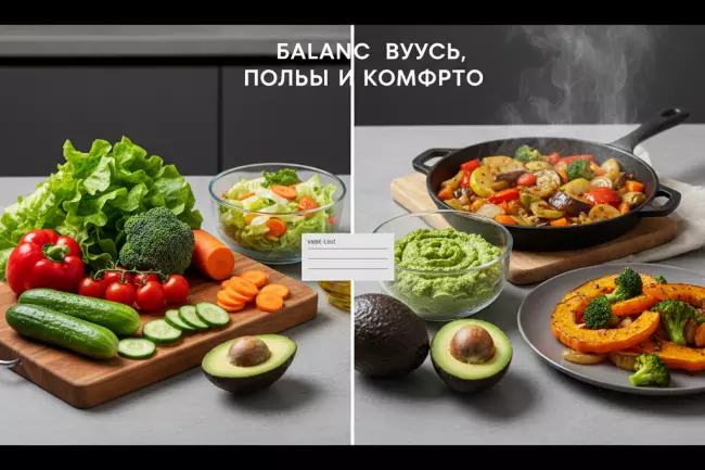 Сырые и приготовленные овощи: баланс пользы и комфорта