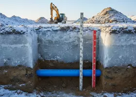 Глубина промерзания грунта для водопровода