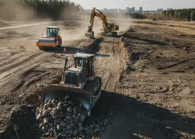 Подготовка участка для заезда тяжёлой техники