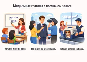 Пассив с модальными глаголами: правила и ошибки