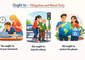 Ought to: моральная обязанность и отличие от should