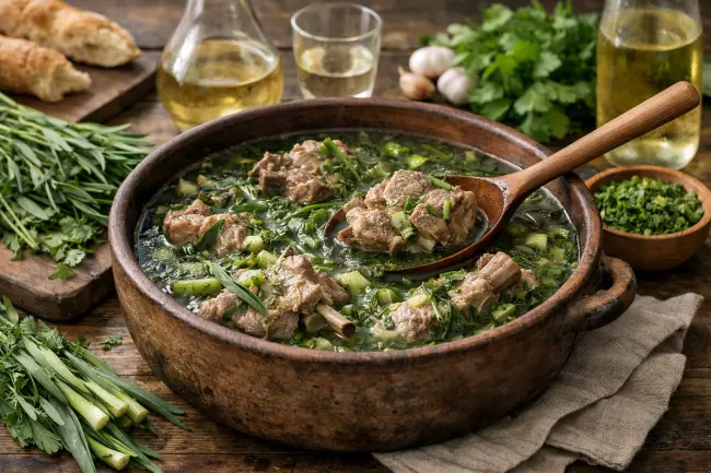 Чакапули из ягнёнка с тархуном по-грузински