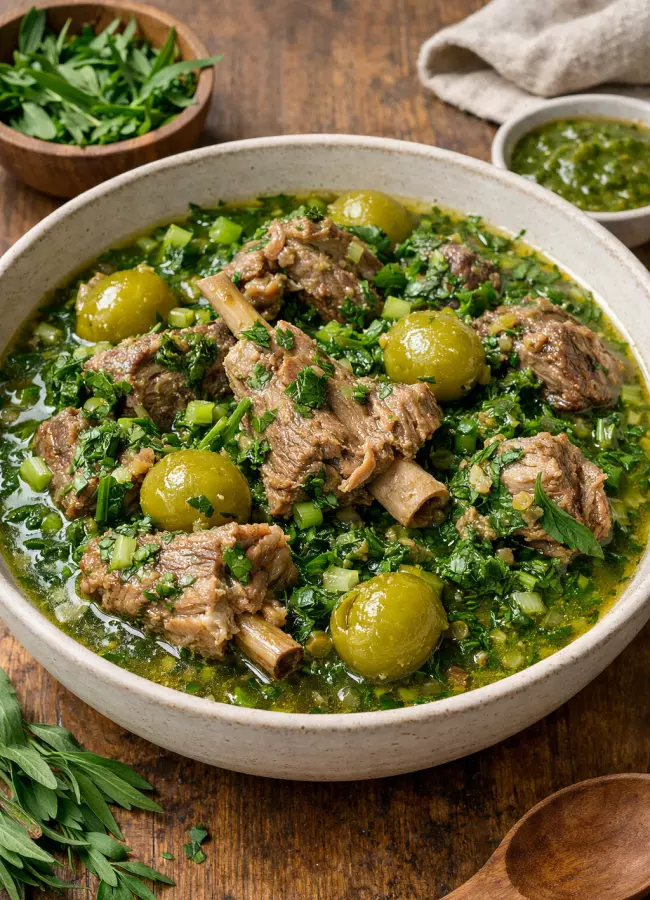 Чакапули из ягнёнка с тархуном по-грузински