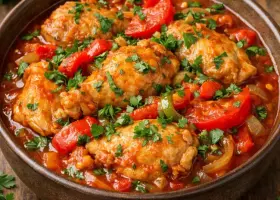 Чахохбили из курицы в мультиварке по-грузински