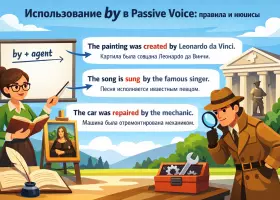 Использование by в Passive Voice: правила и нюансы