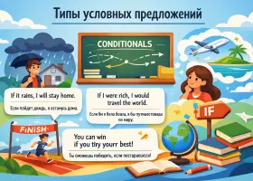 Типы условных предложений: overview всех типов