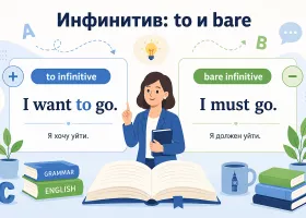 Инфинитив в английском: to и bare формы