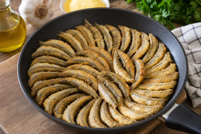 Хрустящая кукурузная корочка хамси тава