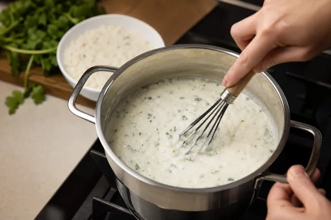 Яйла чорбасы с йогуртовой основой и мятой