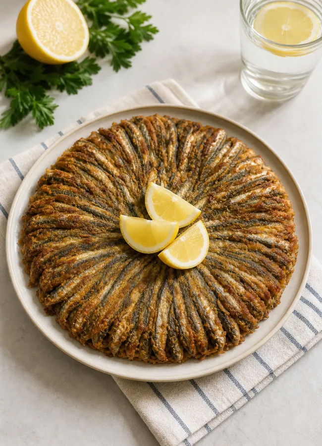 Пошаговый рецепт хамси тава с кукурузной мукой