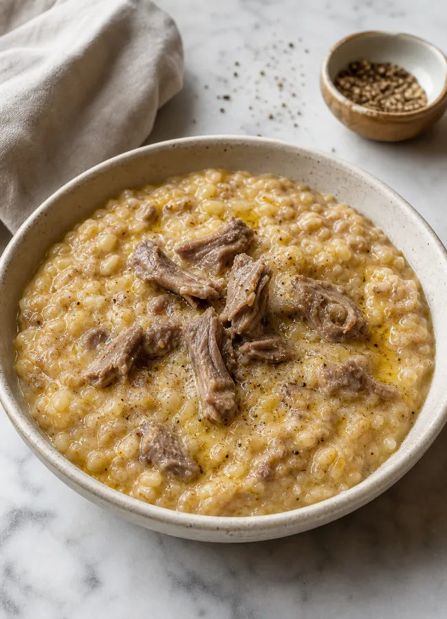 Рецепт турецкого кешкека из пшеницы и мяса