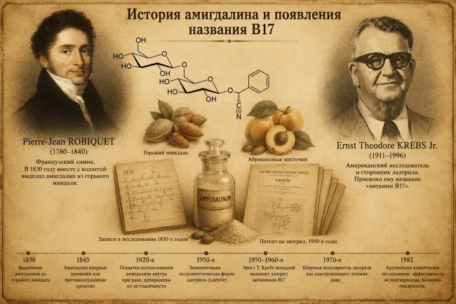 История амигдалина и витамина B17