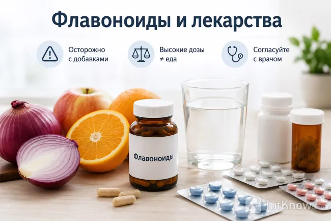 Флавоноиды, добавки и взаимодействие с лекарствами