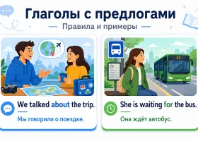 Глаголы с предлогами в английском языке: правила