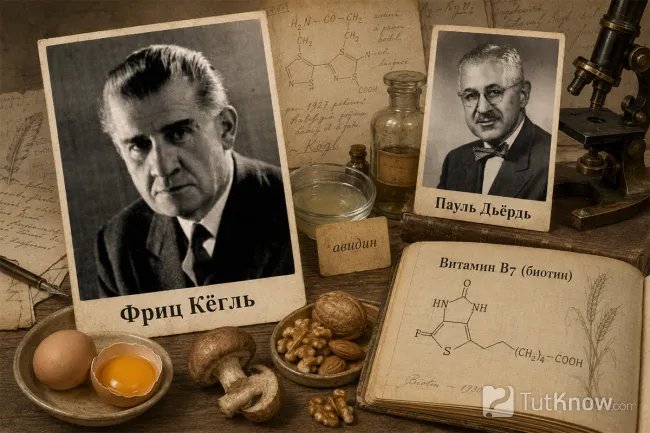 История открытия биотина и витамин B7