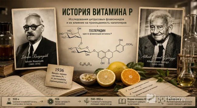История открытия витамина P и флавоноиды